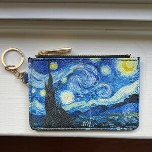Van Gogh Starry Night Keychain Wallet